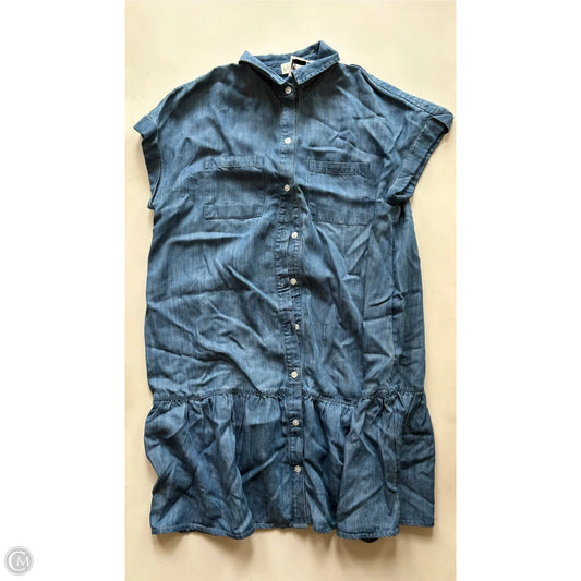 Dress Casual Midi By Wonderly In Blue, Size: Xs