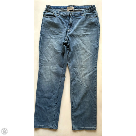 Jeans Boot Cut By Chaps In Blue, Size: 20