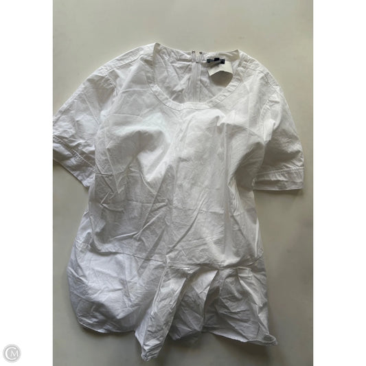 Top Short Sleeve By Madison In White, Size: 2x