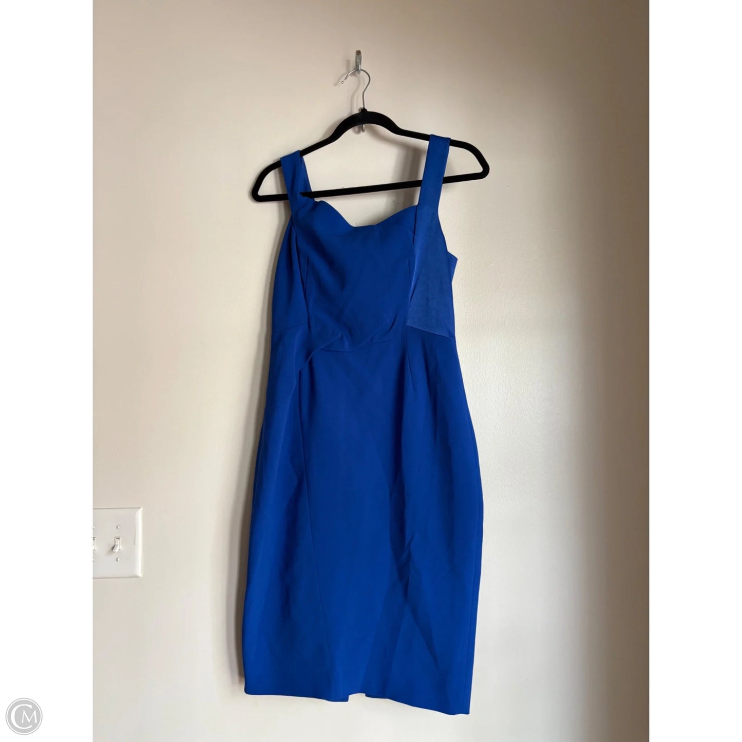 Dress Casual Midi By Karen Millen In Blue, Size: L