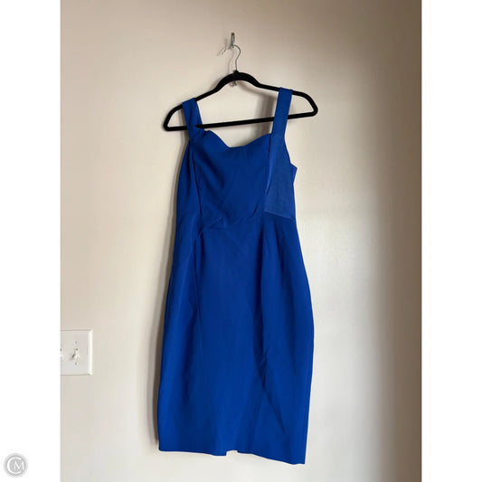 Dress Casual Midi By Karen Millen In Blue, Size: L