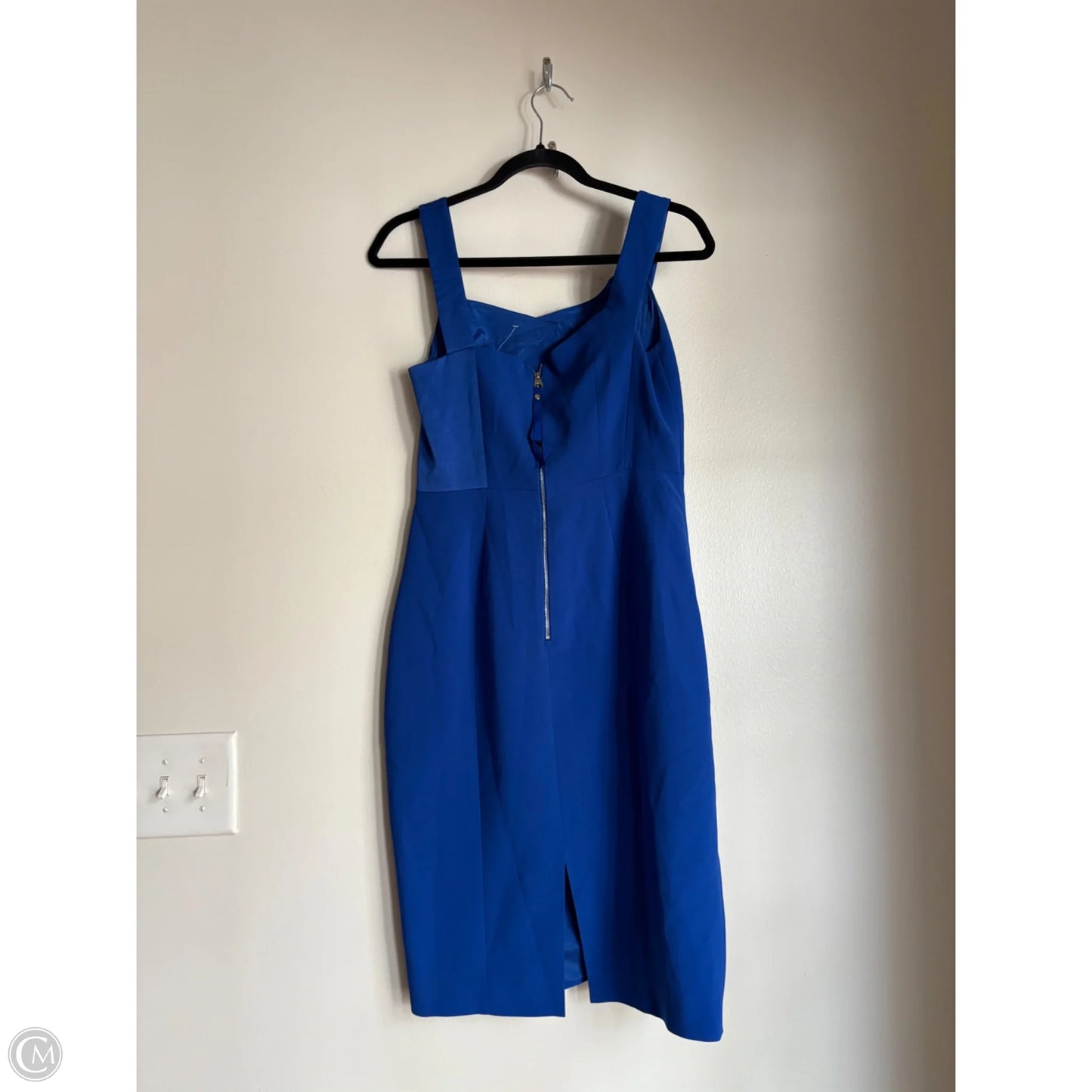 Dress Casual Midi By Karen Millen In Blue, Size: L