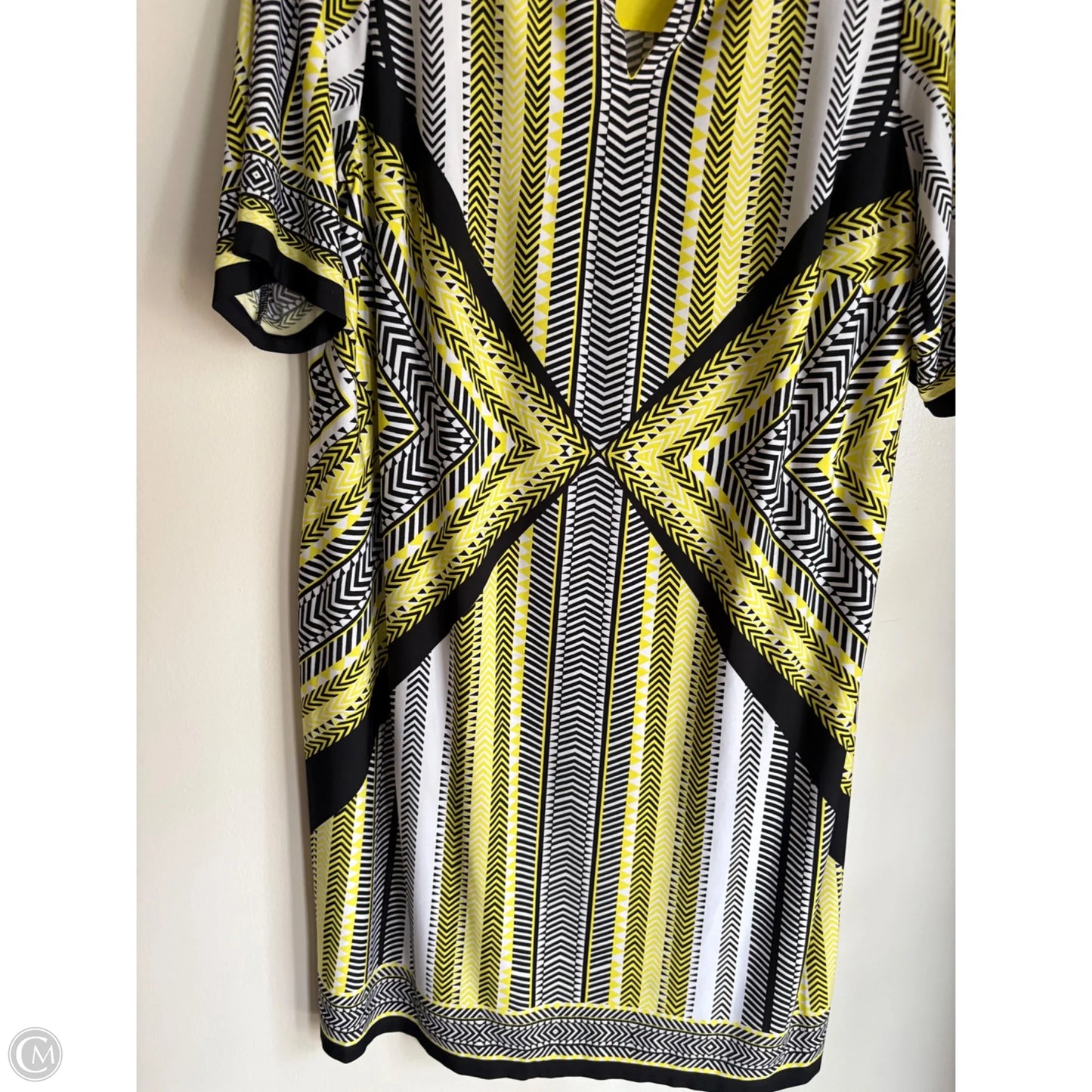 Dress Work By Sandra Darren In Yellow, Size: 1x