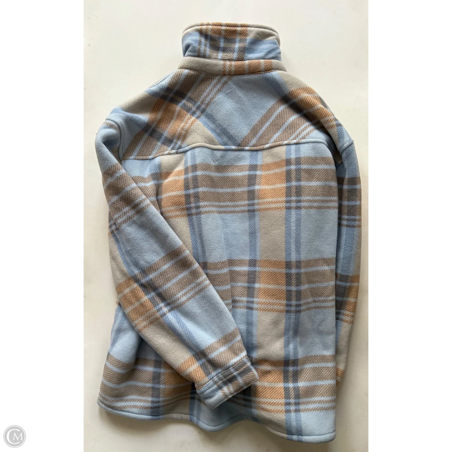 Coat Puffer & Quilted By Hfx In Plaid Pattern, Size: 2x