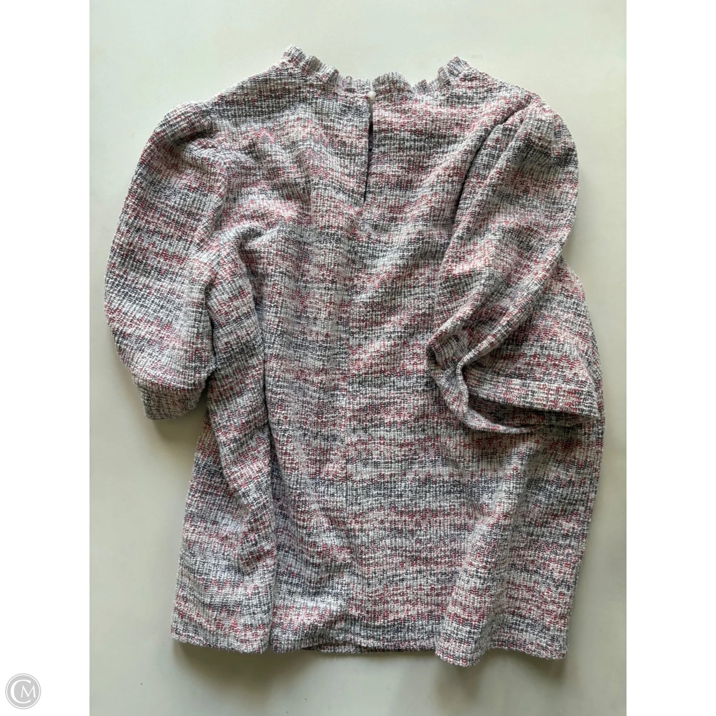 Top Short Sleeve By Cato In Red, Size: 1x