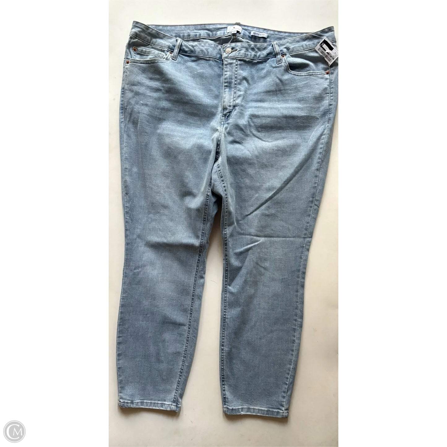 Jeans Straight By True Craft In Blue, Size: 22