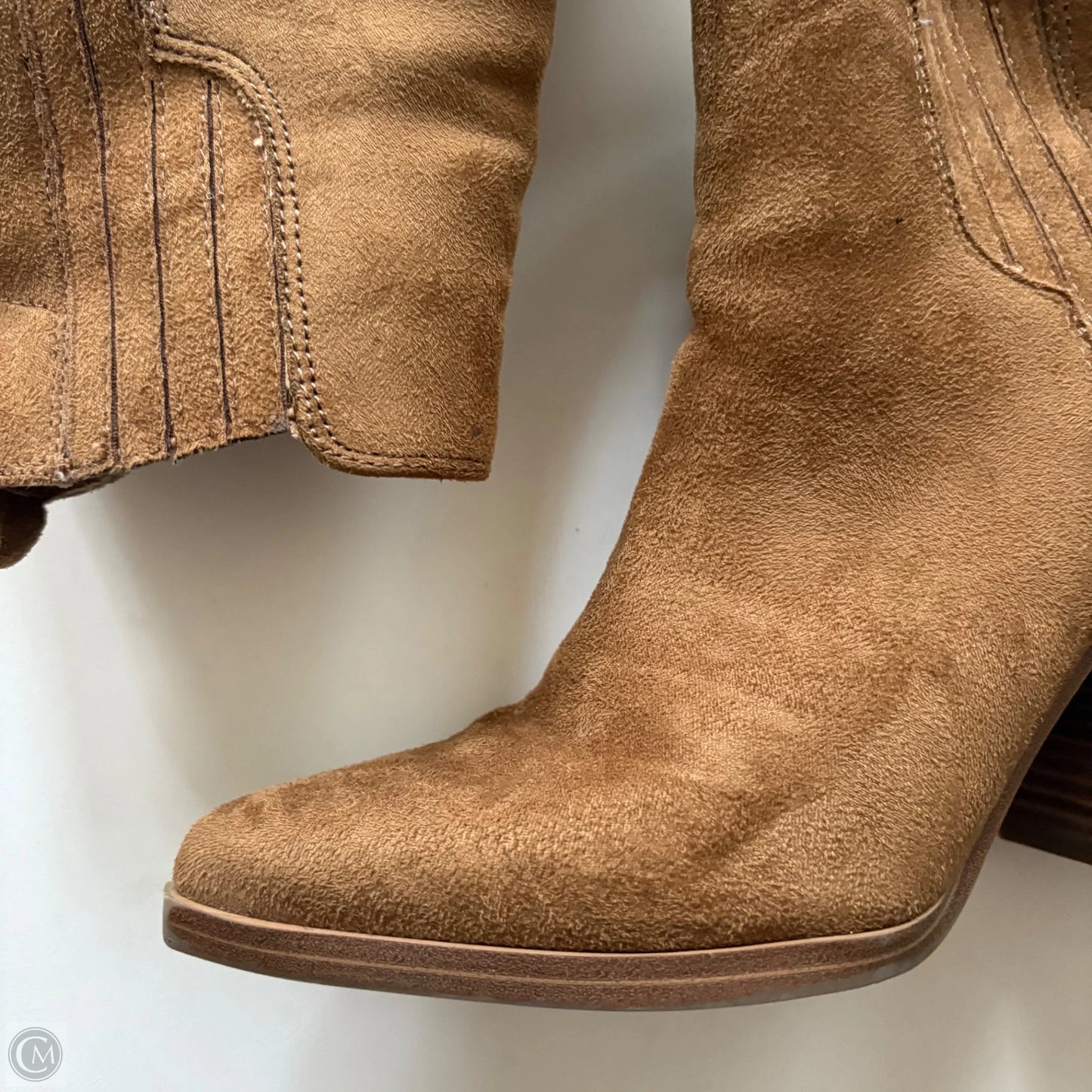 Boots Ankle Heels By Indigo In Brown, Size: 7