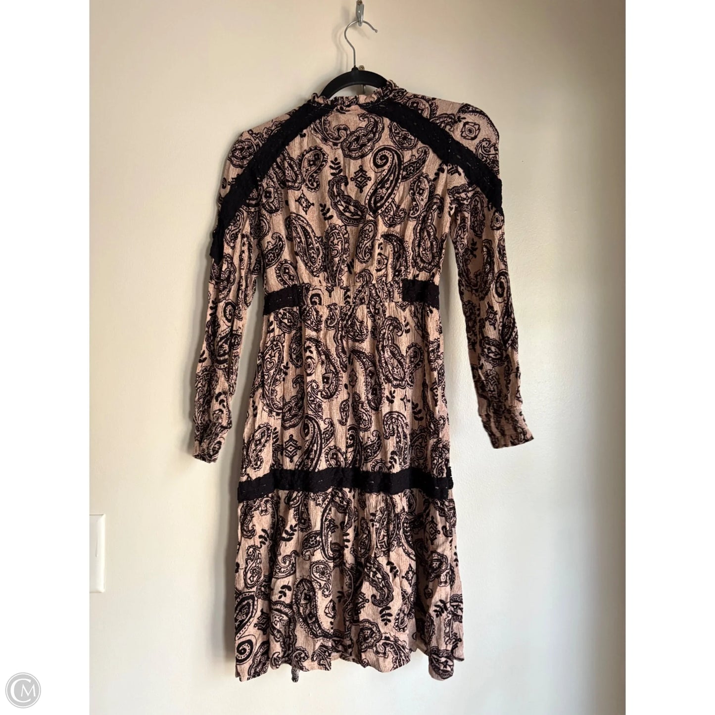 Dress Casual Midi By Knox Rose In Brown, Size: Xs