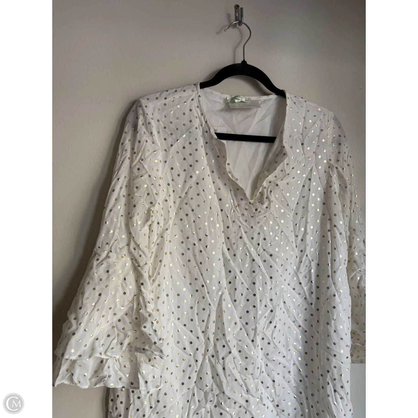 Dress Casual Midi By Jade In Polkadot Pattern, Size: M