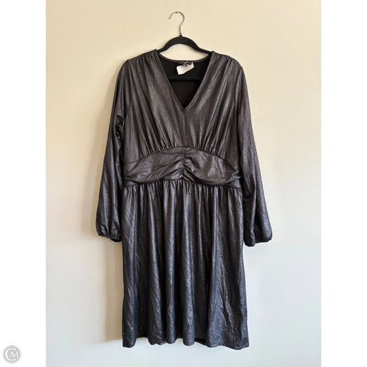 Dress Party Midi By Lane Bryant In Black, Size: L