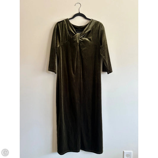 Dress Party Long By Attitude In Green, Size: Lp