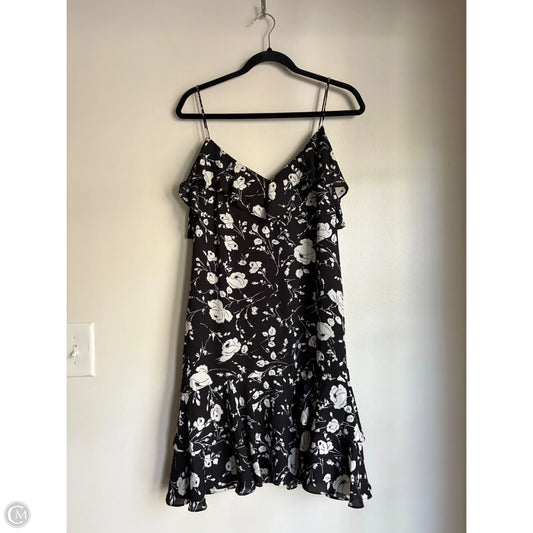 Dress Casual Midi By Lauren By Ralph Lauren In Black, Size: M