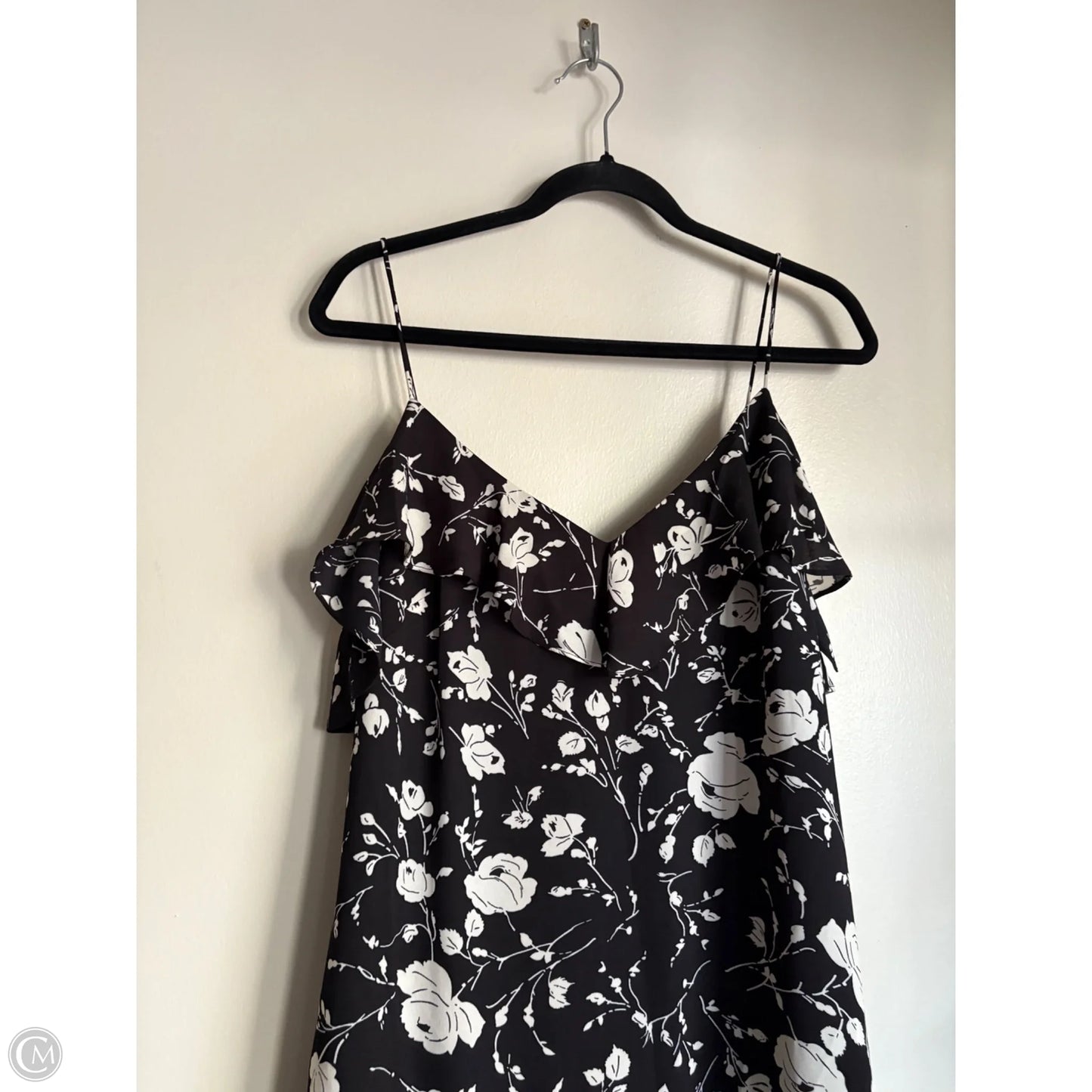 Dress Casual Midi By Lauren By Ralph Lauren In Black, Size: M