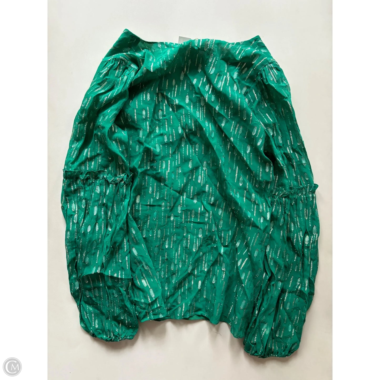 Blouse Designer By Lilly Pulitzer In Green, Size: 2