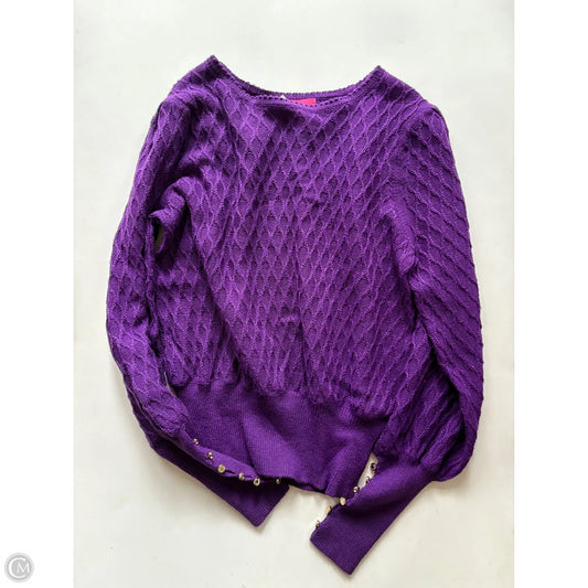 Sweater Designer By Lilly Pulitzer In Purple, Size: S