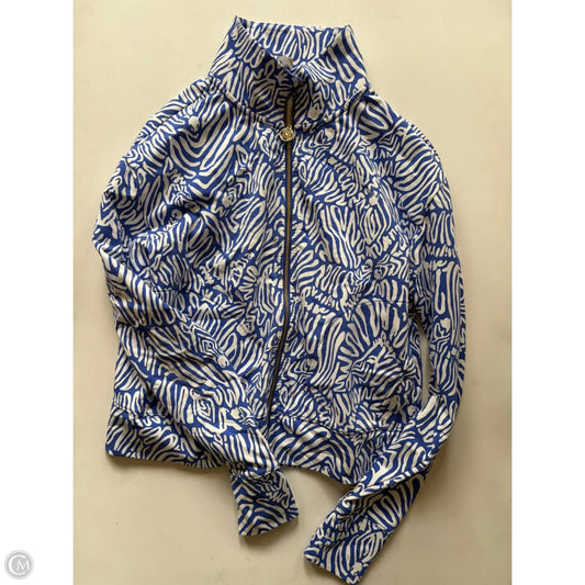 Top Long Sleeve Designer By Lilly Pulitzer In Blue, Size: Xs