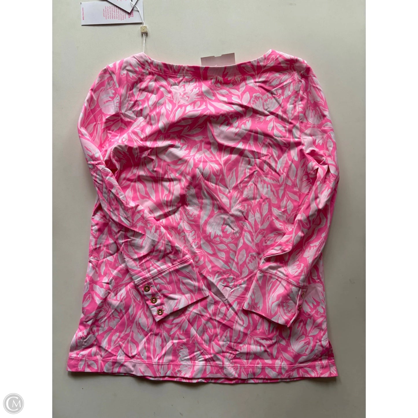 Top Long Sleeve Designer By Lilly Pulitzer In Pink, Size: Xs