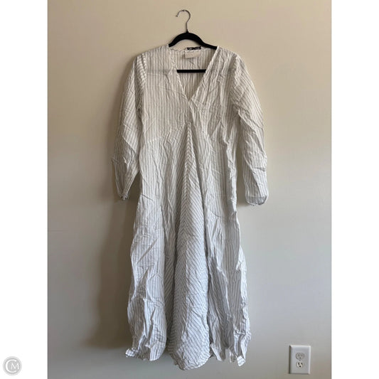 Dress Casual Maxi By Zara In Striped Pattern, Size: S