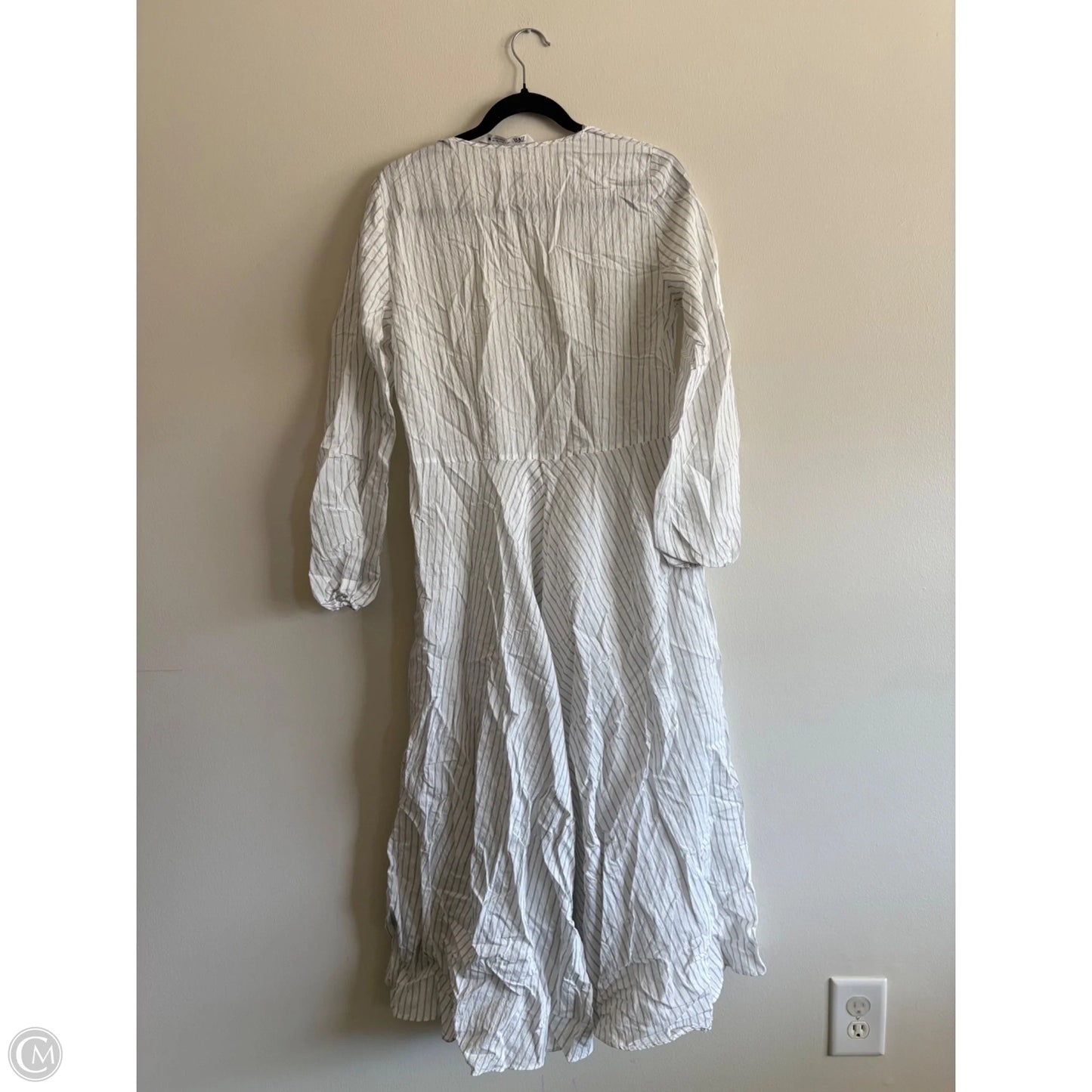 Dress Casual Maxi By Zara In Striped Pattern, Size: S