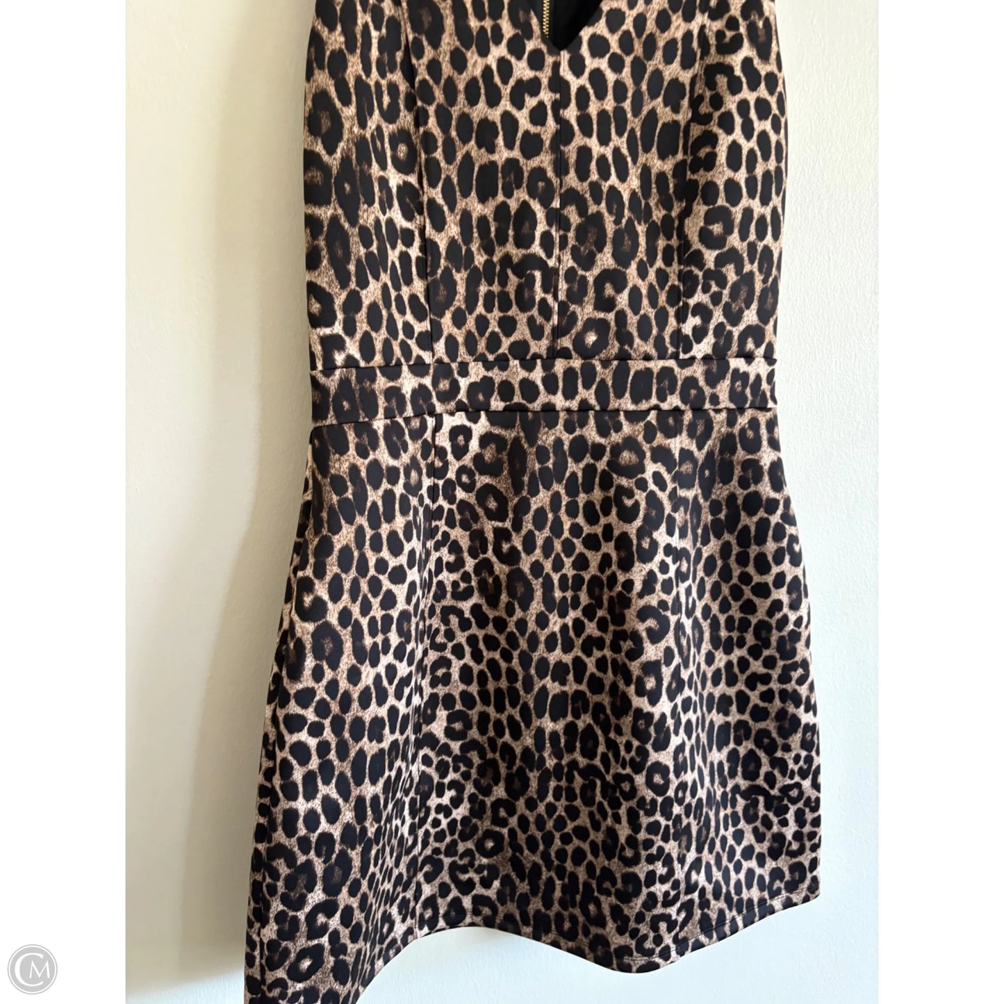 Dress Designer By Michael Kors In Animal Print, Size: S