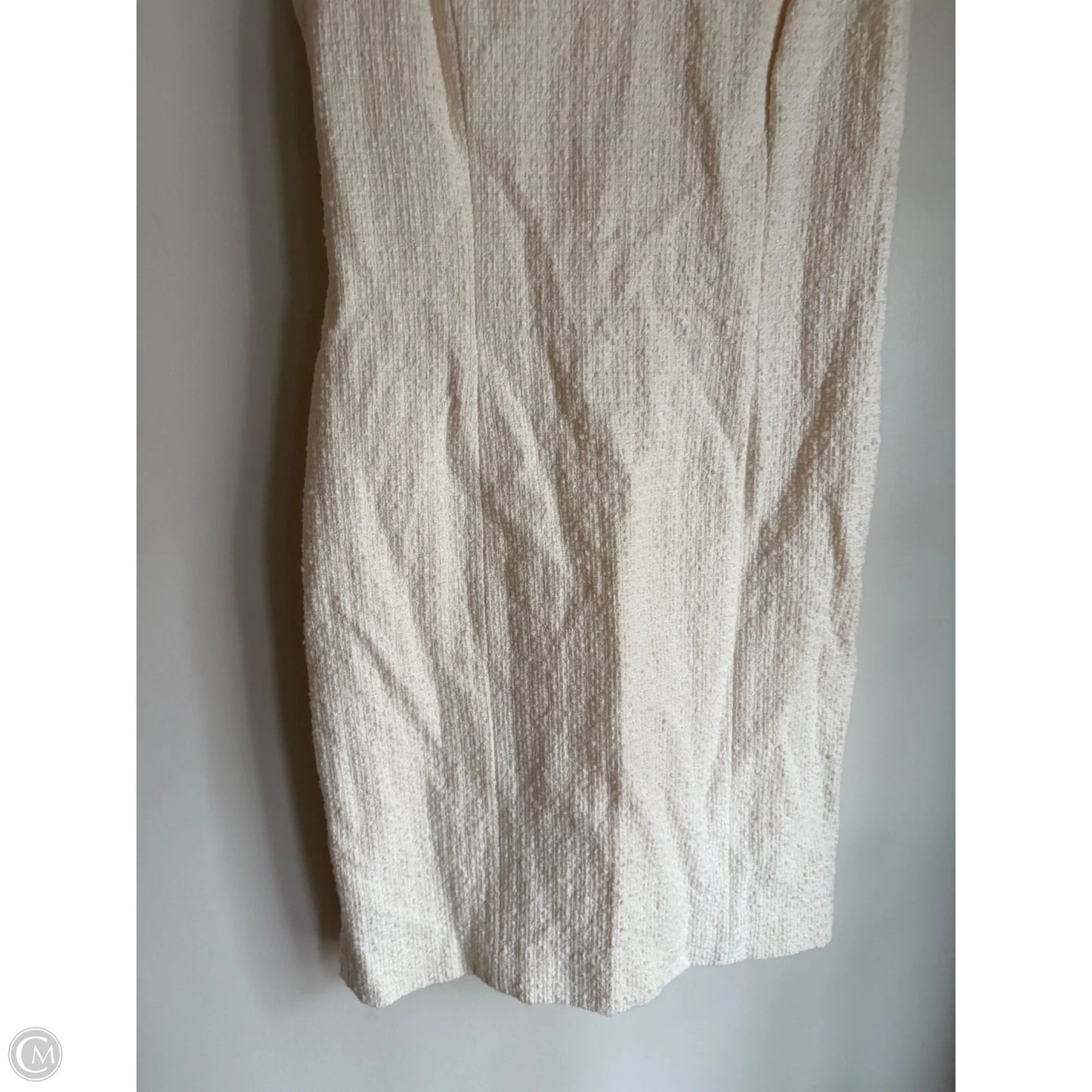 Dress Work By Anne Klein In Cream, Size: M