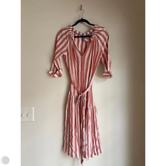 Dress Casual Midi By Violet And Claire In Striped Pattern, Size: S