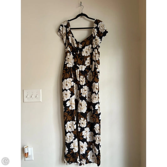 Jumpsuit By Old Navy In Floral Print, Size: 2x