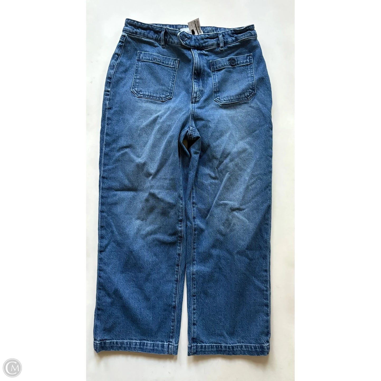 Jeans Wide Leg By Loft In Blue, Size: 8