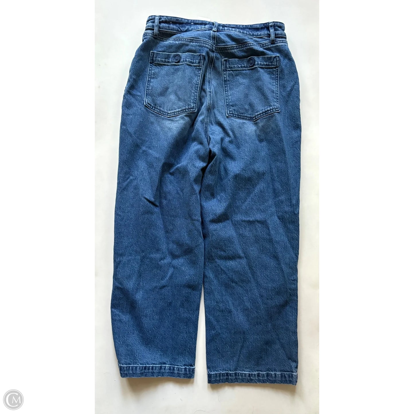 Jeans Wide Leg By Loft In Blue, Size: 8