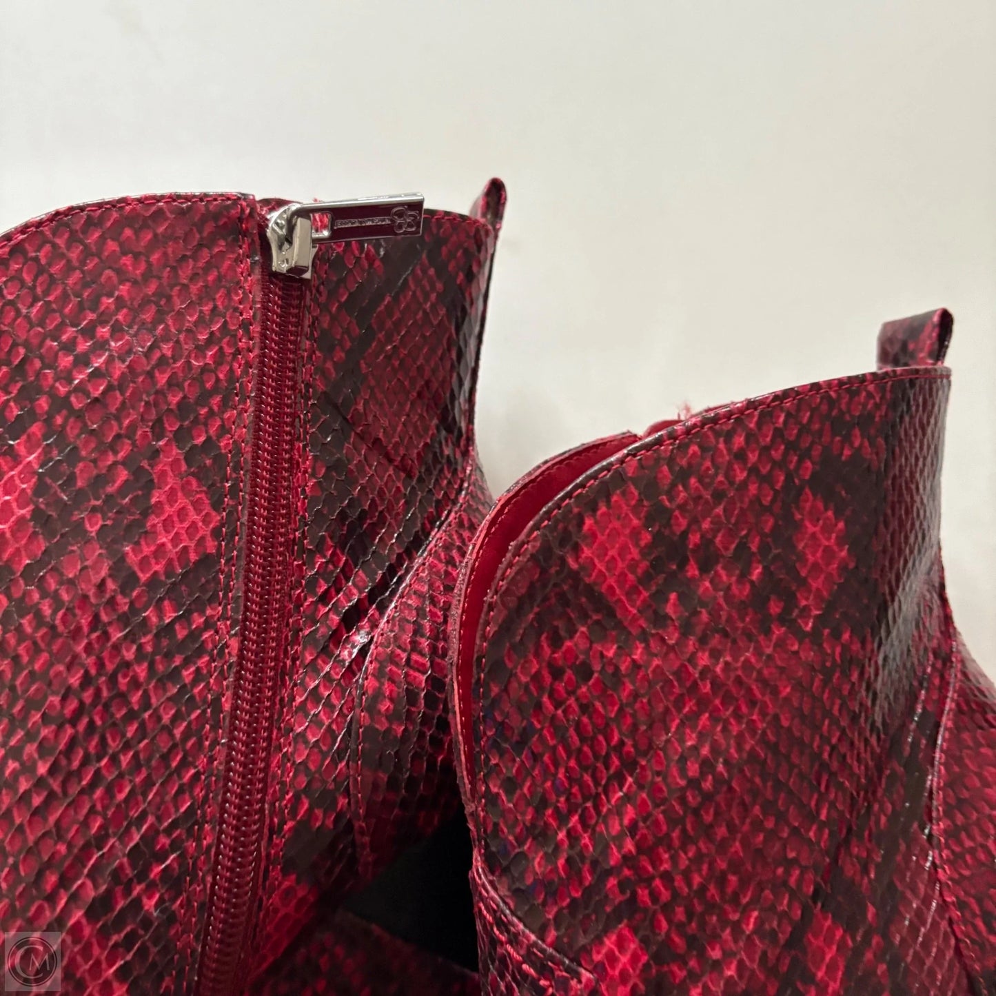 Boots Ankle Heels By Jessica Simpson In Red, Size: 6.5