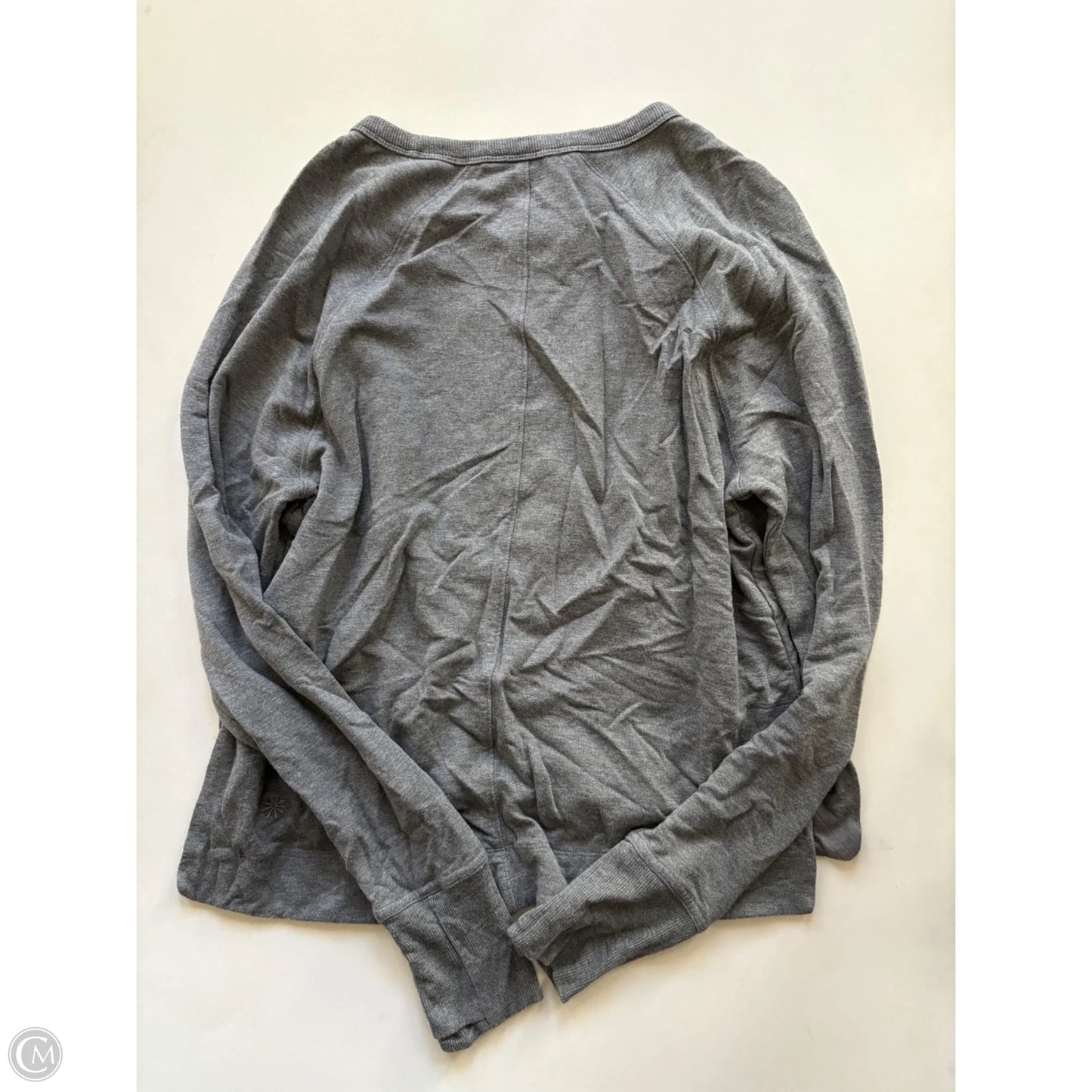 Sweatshirt Crewneck By Athleta In Grey, Size: S