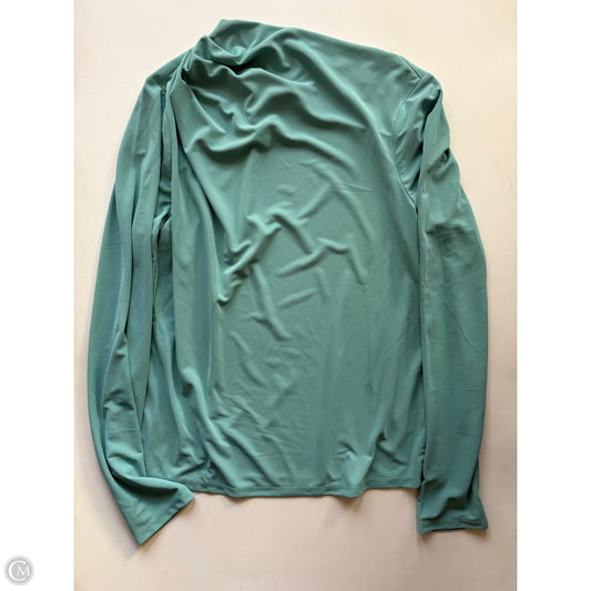 Blouse Long Sleeve By Worthington In Green, Size: S