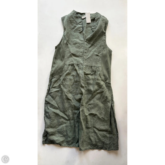 Dress Casual Midi By Terzo Millennio In Green, Size: S
