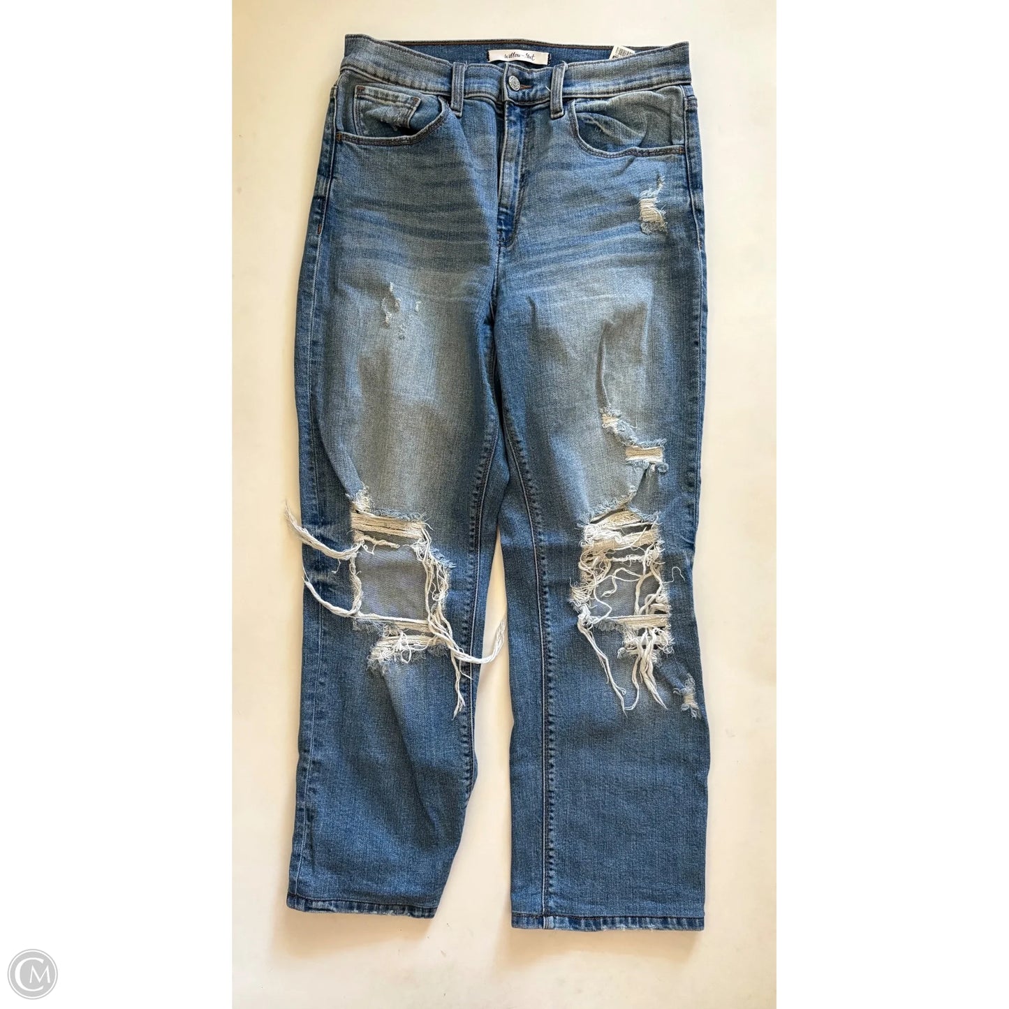 Jeans Straight By Willow & Root In Blue, Size: 6