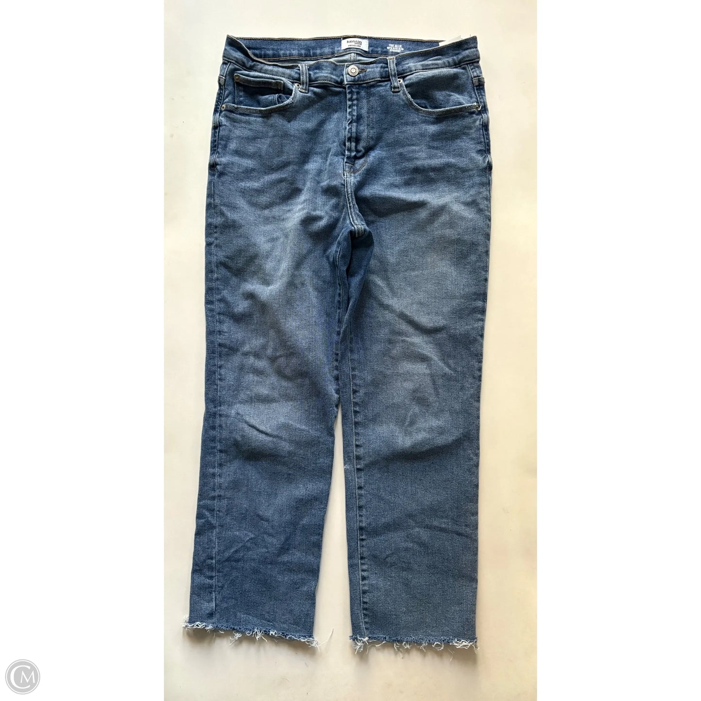 Jeans Straight By Kensie In Blue, Size: 12