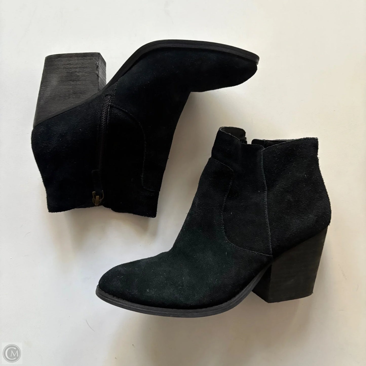 Boots Ankle Heels By Treasure Bond In Black, Size: 8.5