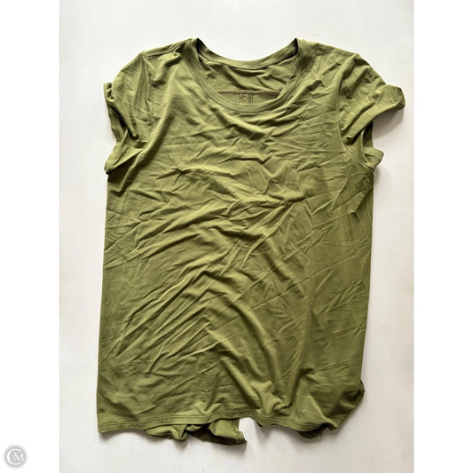 Athletic Top Short Sleeve By Lululemon In Green, Size: S