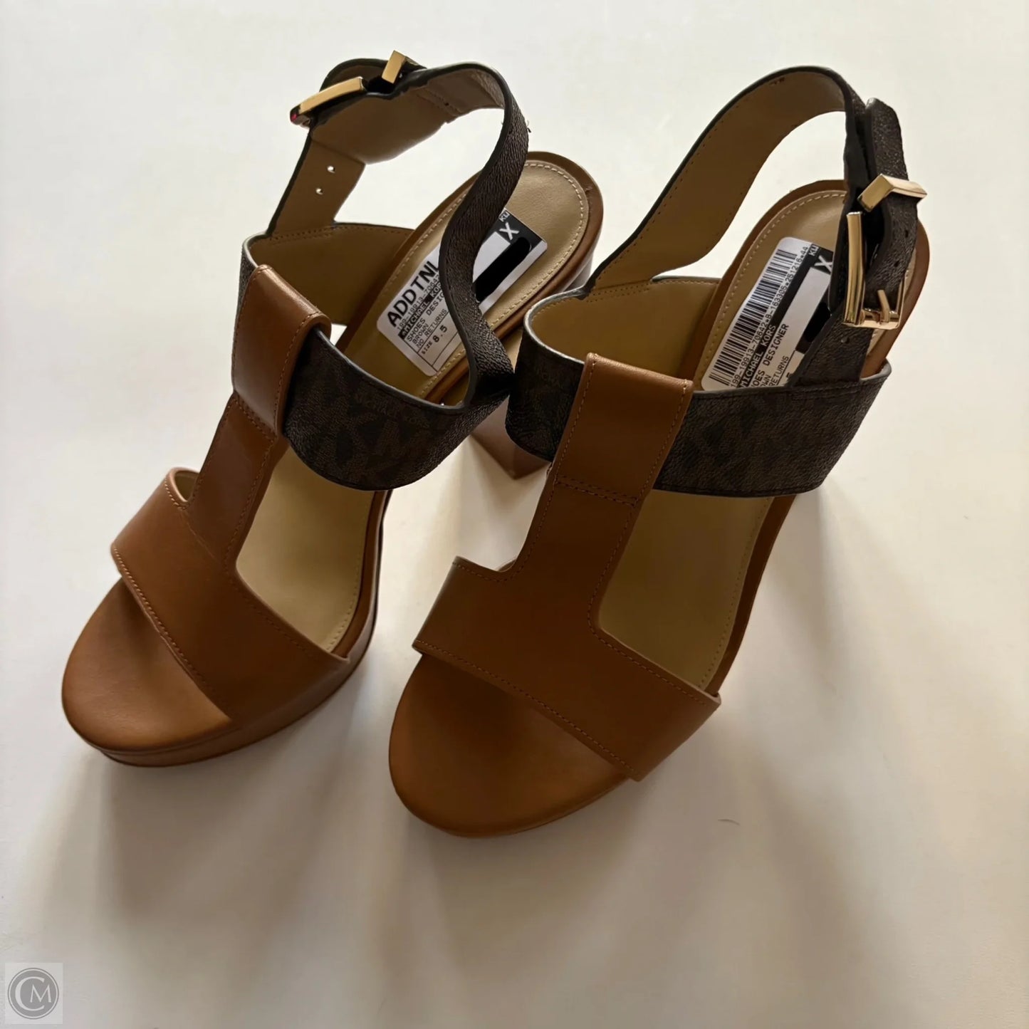 Shoes Designer By Michael Kors In Brown, Size: 8.5