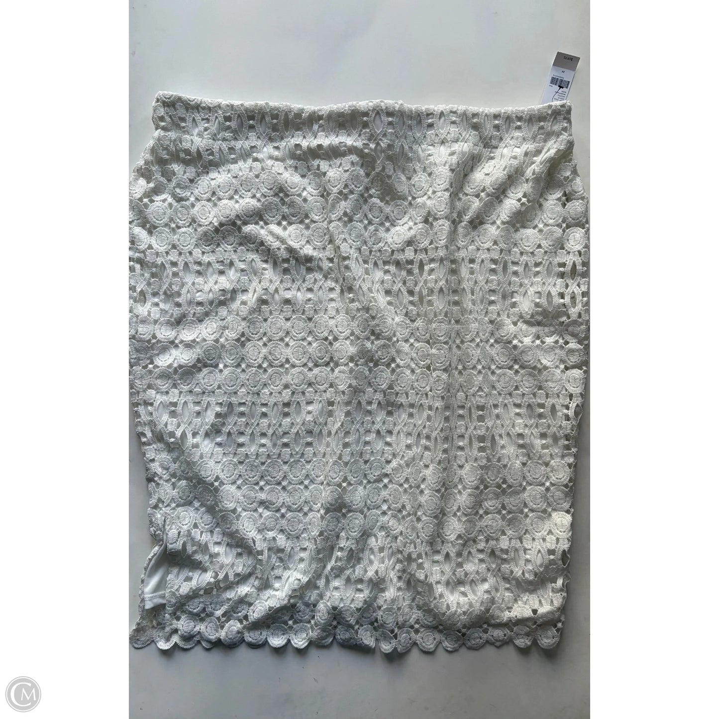 Skirt Midi By Lane Bryant In White, Size: 24