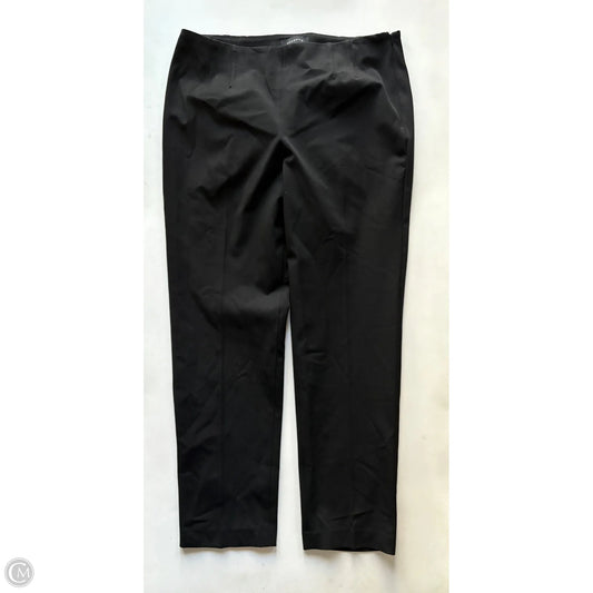 Pants Dress By Talbots In Black, Size: L