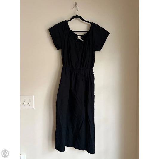 Dress Casual Midi By Universal Thread In Black, Size: M