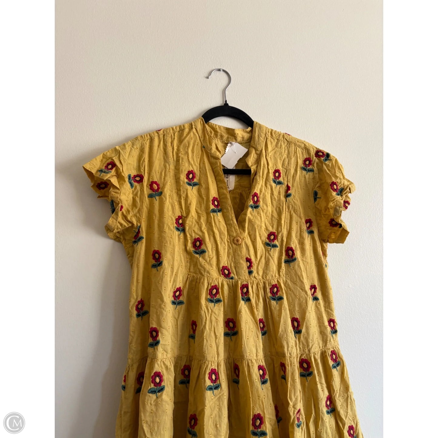 Dress Casual Midi By Uncle Frank In Yellow, Size: S
