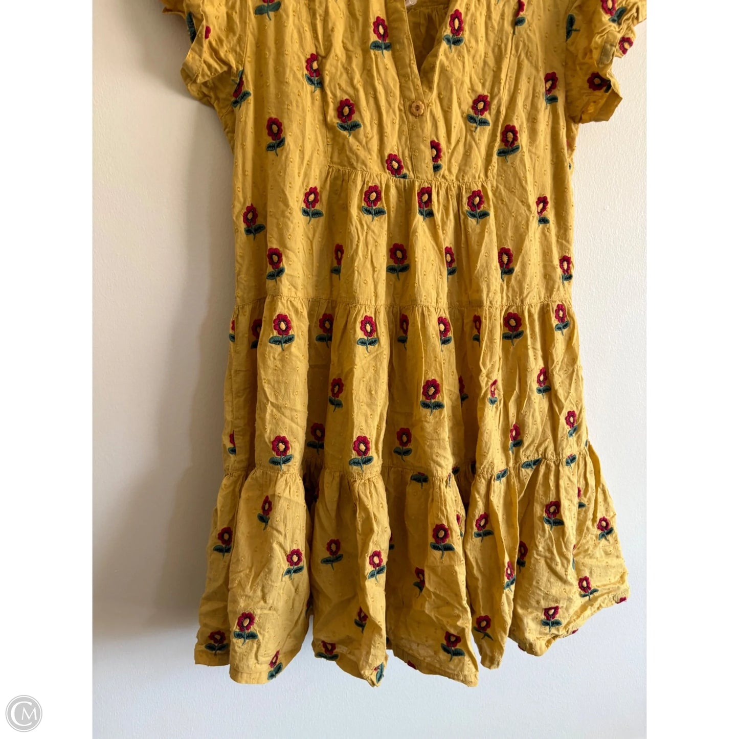 Dress Casual Midi By Uncle Frank In Yellow, Size: S