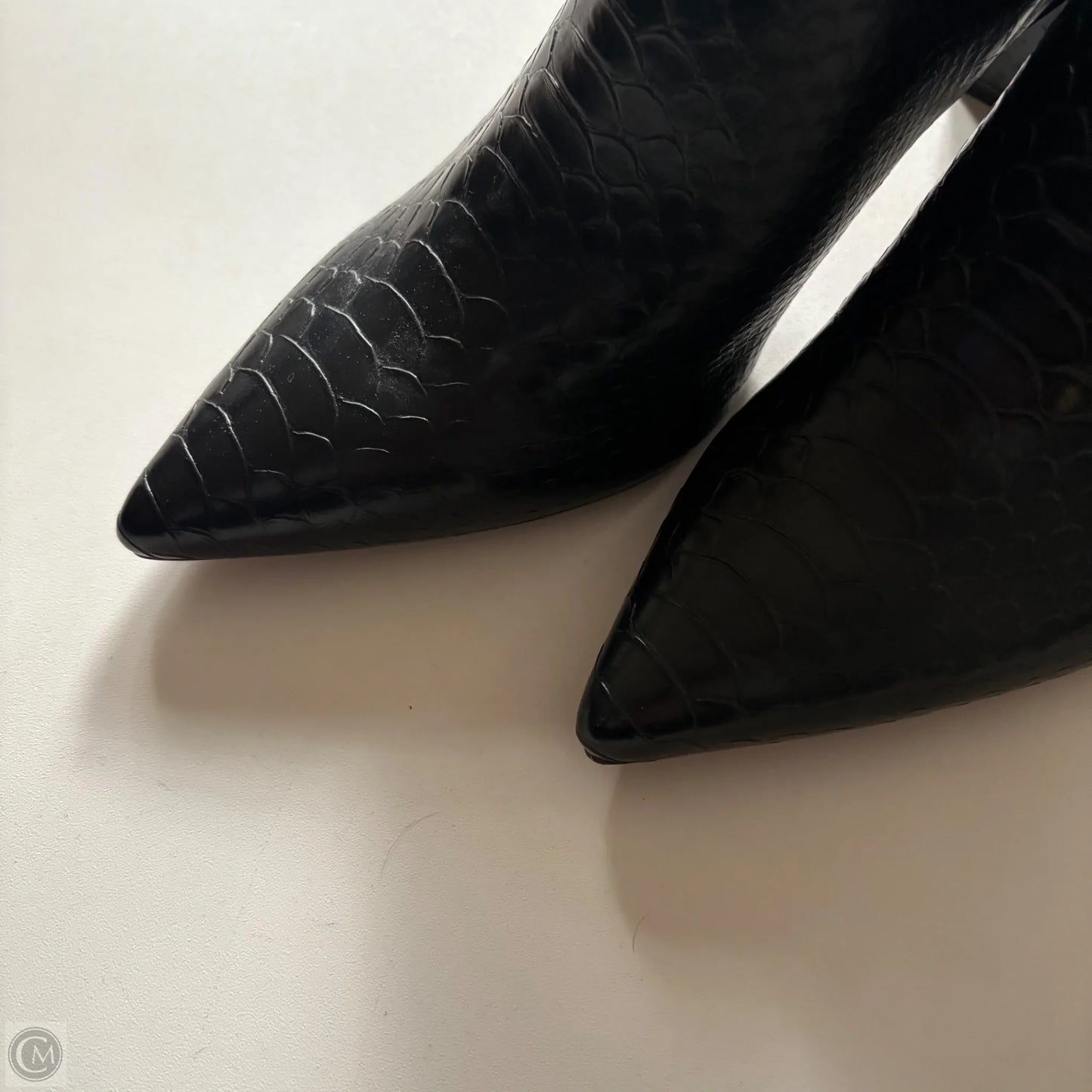 Boots Ankle Heels By Aldo In Black, Size: 10