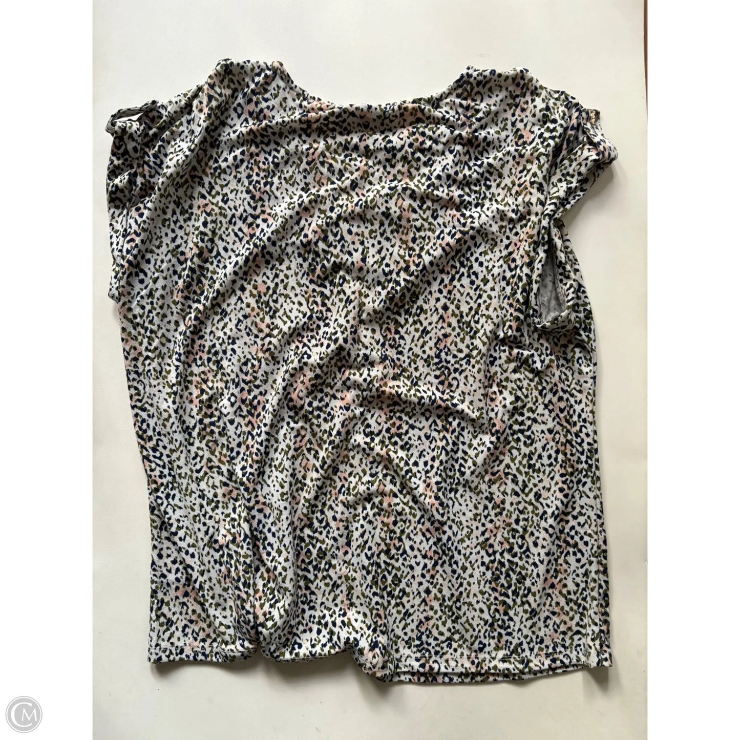 Top Short Sleeve By Cure In Animal Print, Size: 1x