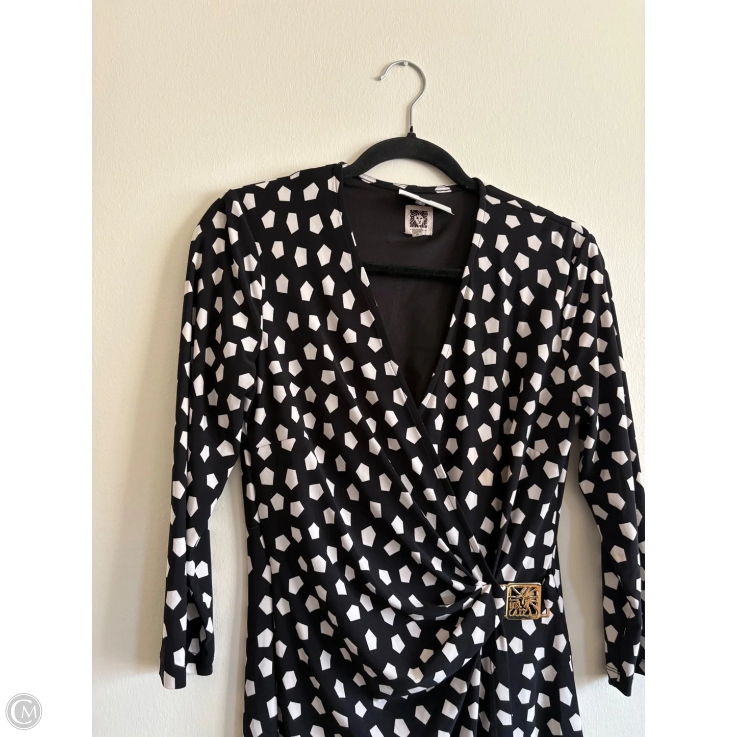 Dress Work By Anne Klein In Black & White, Size: M