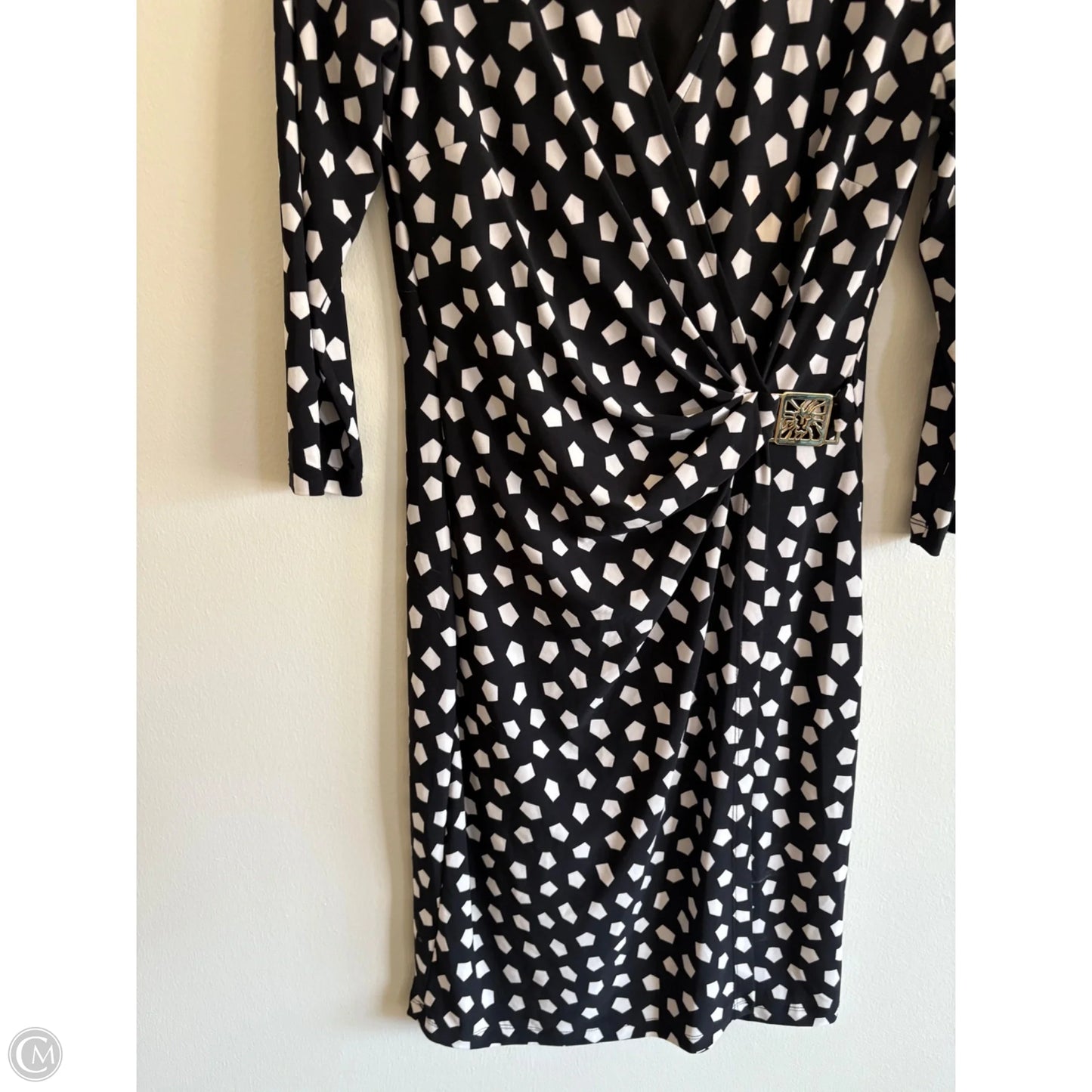 Dress Work By Anne Klein In Black & White, Size: M