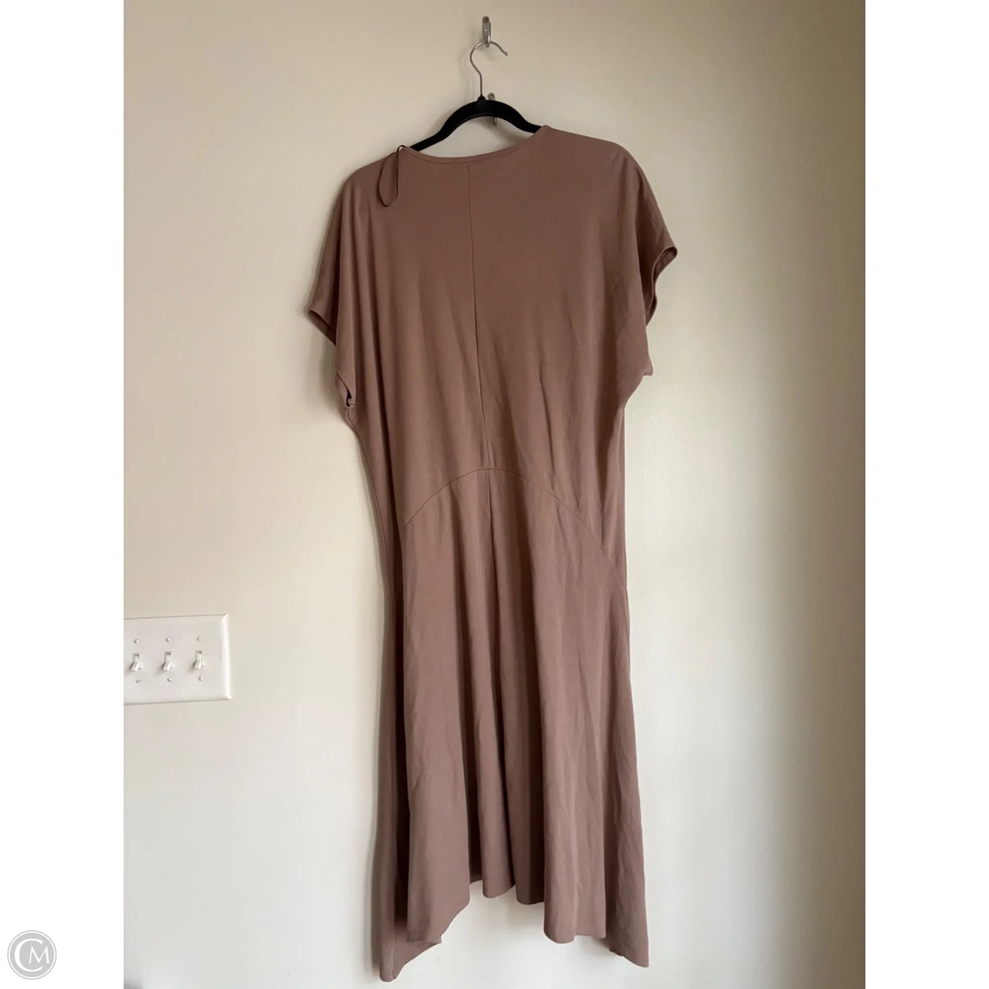 Dress Casual Maxi By Zara In Taupe, Size: S