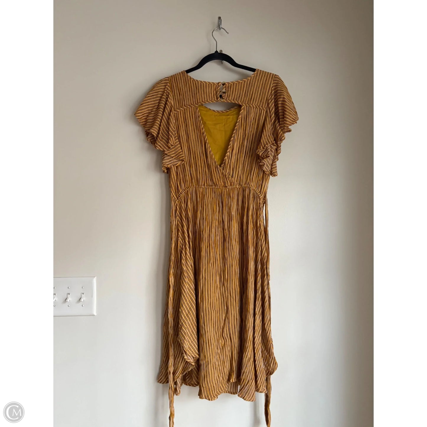 Dress Casual Midi By Band Of Gypsies In Striped Pattern, Size: S