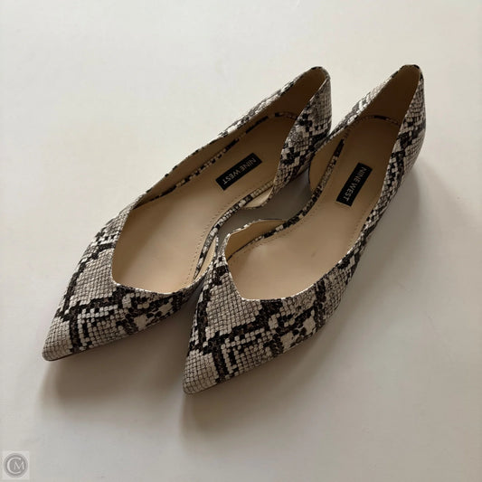 Shoes Flats By Nine West In Animal Print, Size: 8.5